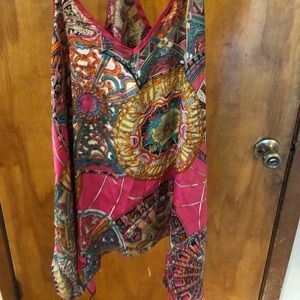 straps colorful tank top